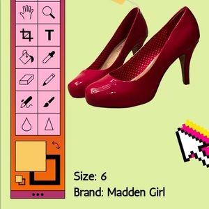 madden girl red heels